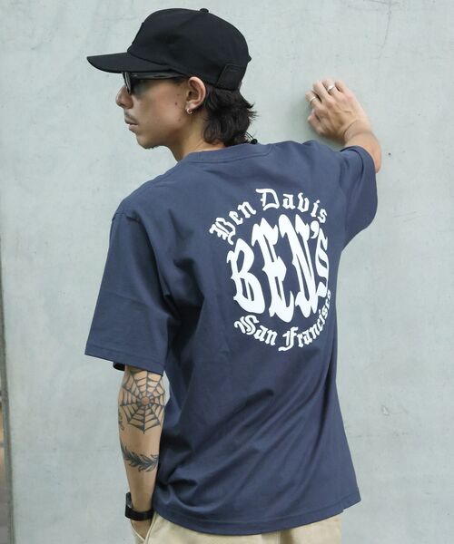 BEN DAVIS(ベンデイビス)の「【BEN DAVIS(ベンデイビス)】 OLD CIRCLE TEE / Tシャツ 半袖 クルーネック 刺繍 ワンポイント ユニセックス オーバーサイズ(Tシャツ/カットソー・メンズ・ホワイト/ネイビー/ブラック・X-LARGE/MEDIUM/LARGE)」の11枚目の写真