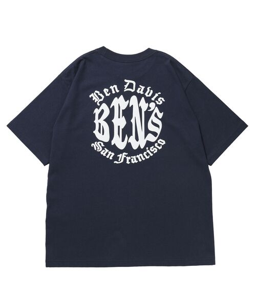 BEN DAVIS(ベンデイビス)の「【BEN DAVIS(ベンデイビス)】 OLD CIRCLE TEE / Tシャツ 半袖 クルーネック 刺繍 ワンポイント ユニセックス オーバーサイズ(Tシャツ/カットソー・メンズ・ホワイト/ネイビー/ブラック・X-LARGE/MEDIUM/LARGE)」の19枚目の写真