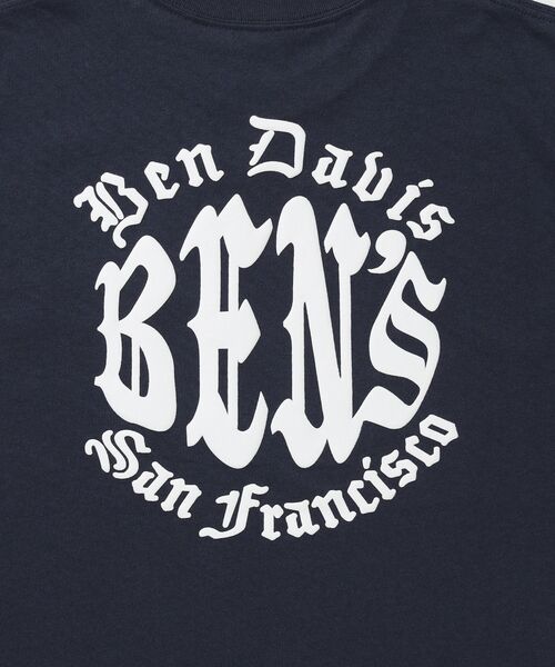 BEN DAVIS(ベンデイビス)の「【BEN DAVIS(ベンデイビス)】 OLD CIRCLE TEE / Tシャツ 半袖 クルーネック 刺繍 ワンポイント ユニセックス オーバーサイズ(Tシャツ/カットソー・メンズ・ホワイト/ネイビー/ブラック・X-LARGE/MEDIUM/LARGE)」の21枚目の写真