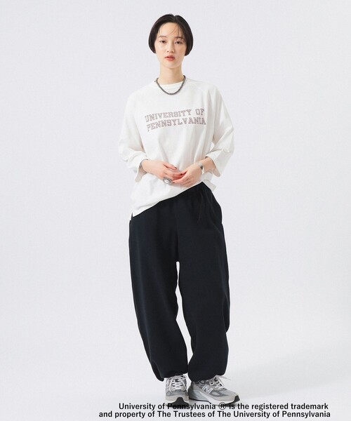 GOOD ROCK SPEED（グッドロックスピード）の「【別注】GOOD ROCK SPEED / カレッジ ラグラン Tシャツ（Tシャツ/カットソー・レディース・ホワイト/ネイビー・ONE SIZE）」の7枚目の写真