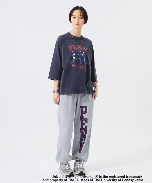 GOOD ROCK SPEED（グッドロックスピード）の「【別注】GOOD ROCK SPEED / カレッジ ラグラン Tシャツ（Tシャツ/カットソー・レディース・ホワイト/ネイビー・ONE SIZE）」の9枚目の写真