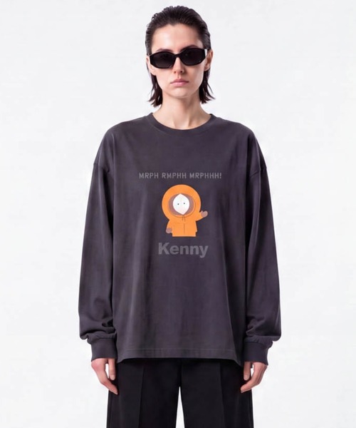 Children of the discordance(チルドレン オブ ザ ディスコ-ダンス)の「【Peroxside/ペルオキシド】SOUTH PARK Kenny LS TEE(Tシャツ/カットソー・メンズ・ホワイト/ブラック・1/3/2)」の1枚目の写真