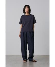 YLEVE / LINEN POPLIN TROUSERS