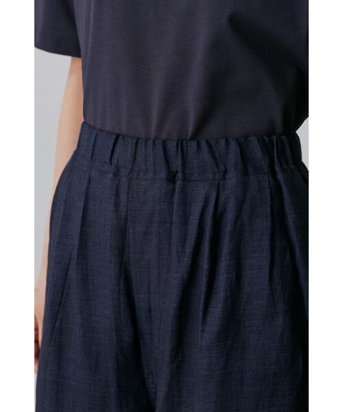 YLEVE(イレーヴ)の「YLEVE / LINEN POPLIN TROUSERS(その他パンツ・レディース・ネイビー/カーキ・1/2)」の6枚目の写真