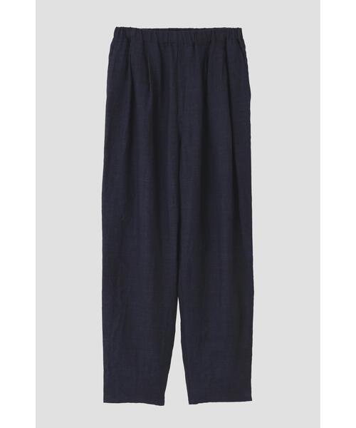 YLEVE(イレーヴ)の「YLEVE / LINEN POPLIN TROUSERS(その他パンツ・レディース・ネイビー/カーキ・1/2)」の10枚目の写真