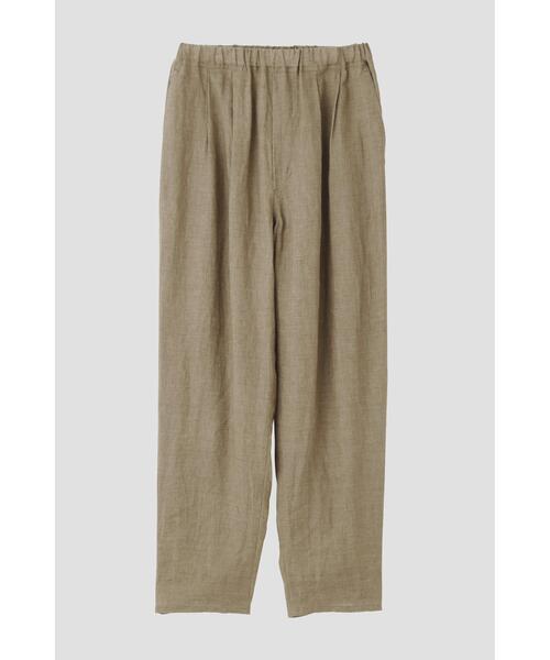 YLEVE(イレーヴ)の「YLEVE / LINEN POPLIN TROUSERS(その他パンツ・レディース・ネイビー/カーキ・1/2)」の18枚目の写真