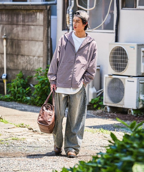 niko and...（ニコアンド）の「Extra Wide Denim[niko and ...JEANS]（デニムパンツ・メンズ・ロイヤルブルー/アクア/チャコール・SMALL/MEDIUM/LARGE/X-LARGE）」の3枚目の写真