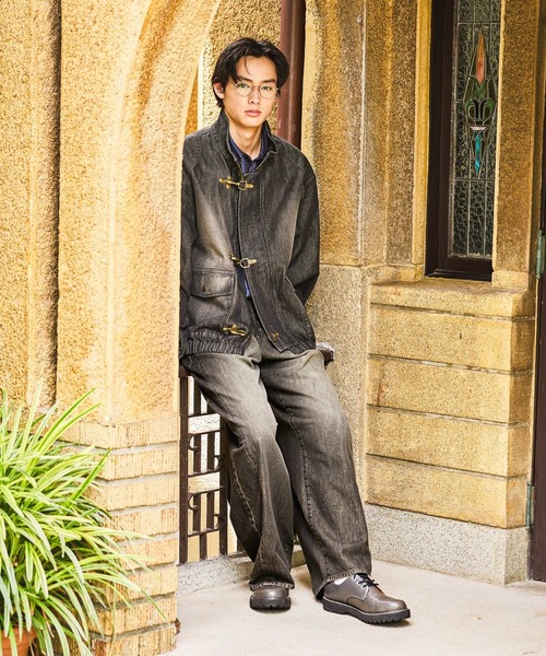 niko and...（ニコアンド）の「Extra Wide Denim[niko and ...JEANS]（デニムパンツ・メンズ・ロイヤルブルー/アクア/チャコール・SMALL/MEDIUM/LARGE/X-LARGE）」の4枚目の写真