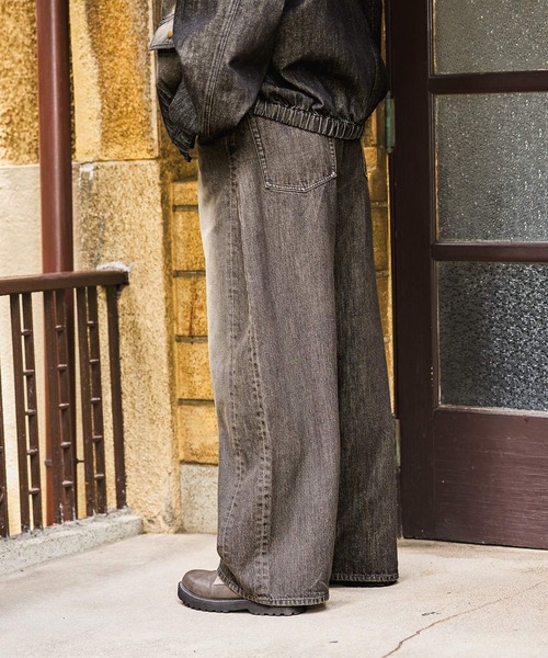 niko and...（ニコアンド）の「Extra Wide Denim[niko and ...JEANS]（デニムパンツ・メンズ・ロイヤルブルー/アクア/チャコール・SMALL/MEDIUM/LARGE/X-LARGE）」の6枚目の写真