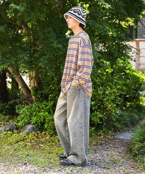 niko and...（ニコアンド）の「Extra Wide Denim[niko and ...JEANS]（デニムパンツ・メンズ・ロイヤルブルー/アクア/チャコール・SMALL/MEDIUM/LARGE/X-LARGE）」の15枚目の写真