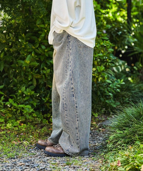 niko and...（ニコアンド）の「Extra Wide Denim[niko and ...JEANS]（デニムパンツ・メンズ・ロイヤルブルー/アクア/チャコール・SMALL/MEDIUM/LARGE/X-LARGE）」の22枚目の写真