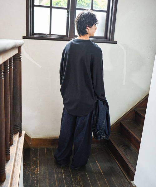niko and...（ニコアンド）の「Extra Wide Denim[niko and ...JEANS]（デニムパンツ・メンズ・ロイヤルブルー/アクア/チャコール・SMALL/MEDIUM/LARGE/X-LARGE）」の9枚目の写真