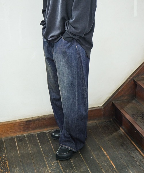 niko and...（ニコアンド）の「Extra Wide Denim[niko and ...JEANS]（デニムパンツ・メンズ・ロイヤルブルー/アクア/チャコール・SMALL/MEDIUM/LARGE/X-LARGE）」の11枚目の写真