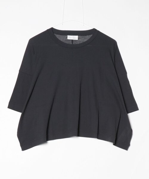B'2nd（ビーセカンド）の「ＳＨＯＲＥＬＩＮＥ　ＷＩＤＥ　ＴＥＥ（Tシャツ/カットソー・レディース・ネイビー/チャコールグレー・1）」の2枚目の写真