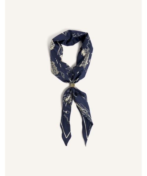 セール】PARISIAN MAP SCARF（バンダナ/スカーフ）｜Maison Kitsune