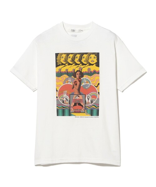 TOKYO CULTUART by BEAMS(トウキョウカルチャートバイビームス)の「週刊プレイボーイ / 田名網敬一 P.B.GRANPRIX START T-Shirt(Tシャツ/カットソー・レディース・ホワイト・MEDIUM/SMALL)」の2枚目の写真