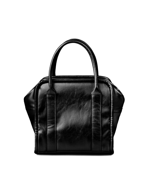 YEOMIMの「mini box bag (crinkle black)(トートバッグ・レディース・その他・FREE)」の3枚目の写真