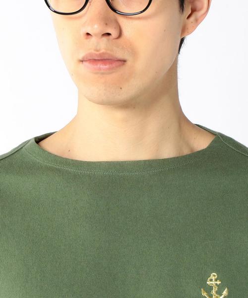 coen（コーエン）の「【MBC】バスクマリンボートネックカットソー（Tシャツ/カットソー・メンズ・オリーブ/ホワイト/ネイビー・LARGE/X-LARGE/MEDIUM/SMALL）」の14枚目の写真