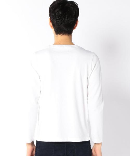 coen（コーエン）の「【MBC】バスクマリンボートネックカットソー（Tシャツ/カットソー・メンズ・オリーブ/ホワイト/ネイビー・LARGE/X-LARGE/MEDIUM/SMALL）」の7枚目の写真