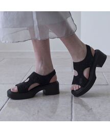 クローイネオプレンフラットフォームサンダルプラットフォームサンダル6cm -VS9033 (2カラー)