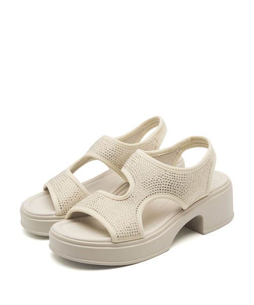 SPUR(シュプール)の「クローイネオプレンフラットフォームサンダルプラットフォームサンダル6cm -VS9033 (2カラー)(サンダル・レディース・アイボリー/ブラック・22.5cm/23cm/23.5cm/24cm/24.5cm/25cm)」の12枚目の写真