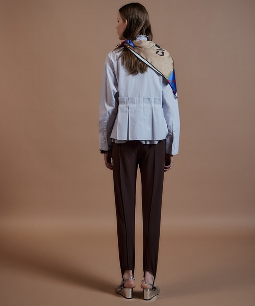 MAISON SPECIAL(メゾンスペシャル)の「Pintuck Stretch Stirrup Pants/ピンタックストレッチトレンカ(その他パンツ・レディース・ブラウン/ブラック・38/36)」の17枚目の写真