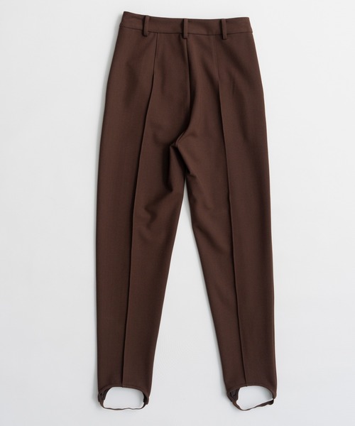 MAISON SPECIAL(メゾンスペシャル)の「Pintuck Stretch Stirrup Pants/ピンタックストレッチトレンカ(その他パンツ・レディース・ブラウン/ブラック・38/36)」の20枚目の写真