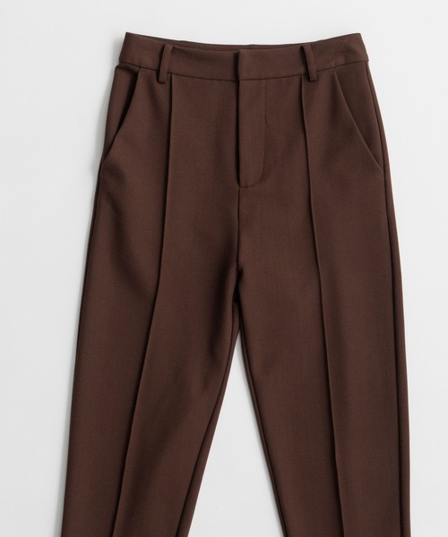 MAISON SPECIAL(メゾンスペシャル)の「Pintuck Stretch Stirrup Pants/ピンタックストレッチトレンカ(その他パンツ・レディース・ブラウン/ブラック・38/36)」の21枚目の写真