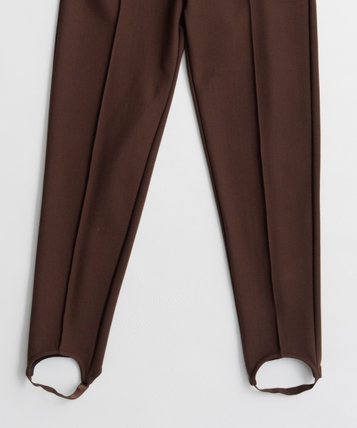 MAISON SPECIAL(メゾンスペシャル)の「Pintuck Stretch Stirrup Pants/ピンタックストレッチトレンカ(その他パンツ・レディース・ブラウン/ブラック・38/36)」の22枚目の写真