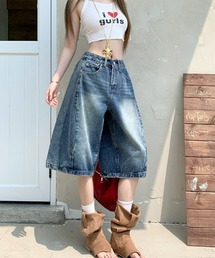 デニムハーフパンツ