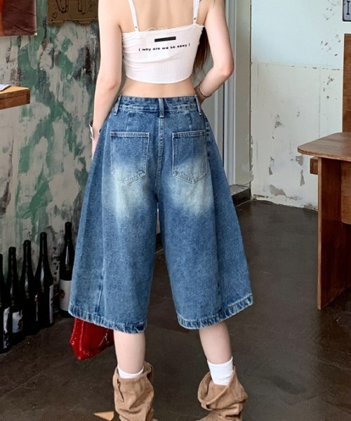 REBALANCE(リバランス)の「デニムハーフパンツ(デニムパンツ・レディース・A・LARGE/MEDIUM/SMALL)」の10枚目の写真