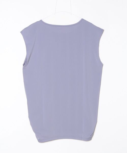 Julier Yoga and Relax(ジュリエヨガアンドリラックス)の「Julier (定番)Ecocoベア天竺チュニック(Tシャツ/カットソー・レディース・ブラウン/ブラック/ラベンダー/ホワイト・1/0)」の20枚目の写真