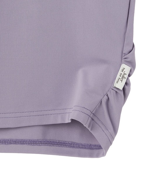 Julier Yoga and Relax(ジュリエヨガアンドリラックス)の「Julier (定番)Ecocoベア天竺チュニック(Tシャツ/カットソー・レディース・ブラウン/ブラック/ラベンダー/ホワイト・1/0)」の16枚目の写真