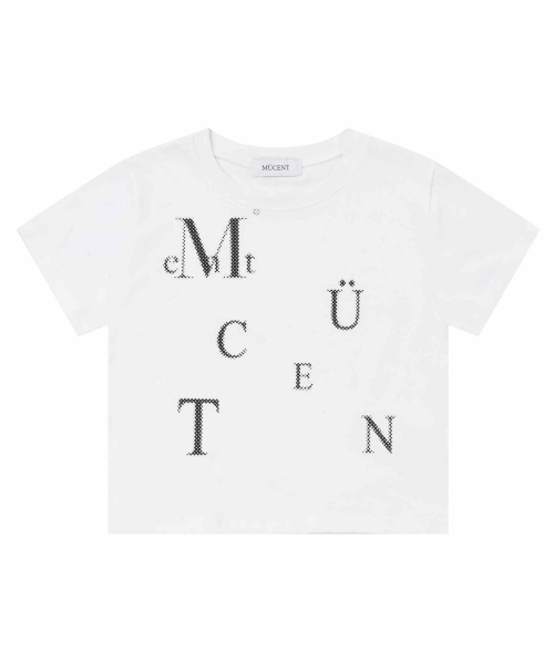 MUCENT(ムセント)の「パズル半袖Tシャツ(3カラー)(Tシャツ/カットソー・レディース・ホワイト/ブラック/ホワイト系その他2・X-SMALL/M/L/XL)」の9枚目の写真
