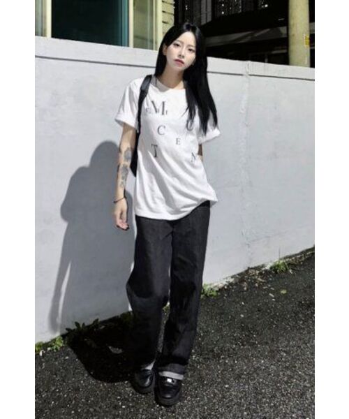 MUCENT(ムセント)の「パズル半袖Tシャツ(3カラー)(Tシャツ/カットソー・レディース・ホワイト/ブラック/ホワイト系その他2・X-SMALL/M/L/XL)」の21枚目の写真