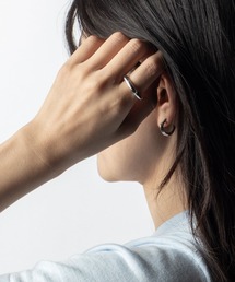 セール】TOM WOOD Sleek Ring Top Black Spinel トムウッド スリーク