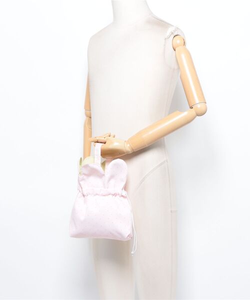 VIBGYOR(ヴィブジョー)の「Mignonjour/フラワー巾着ミニバッグ M2954(ハンドバッグ・レディース・ピンク/ブルー・FREE)」の13枚目の写真