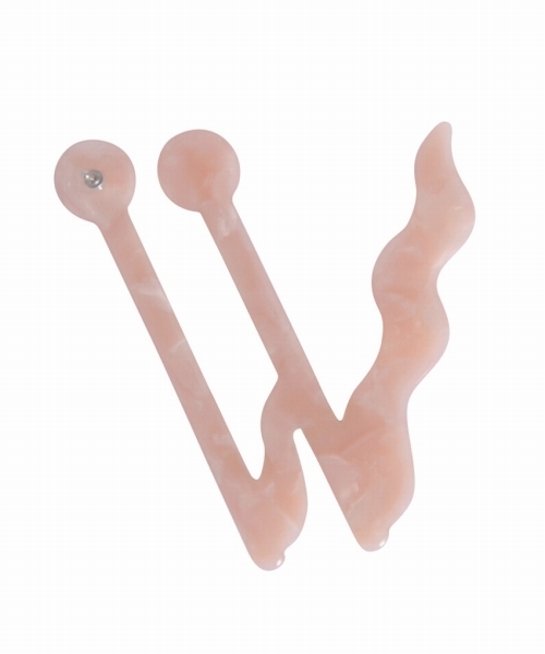 PAMEO POSE（パメオポーズ）の「【PAMEO POSE ORIGINAL JEWELRY】WALTZ PIERCE（ピアス（両耳用）・レディース・ピンク/ブラック・FREE）」の3枚目の写真