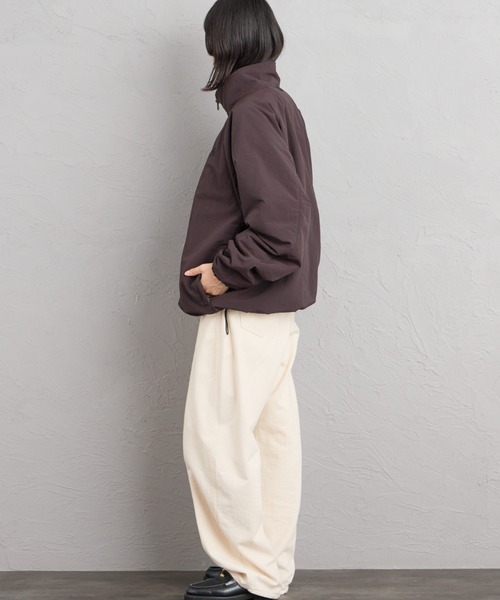 FRED PERRY（フレッドペリー）の「【WEB先行予約】[FRED PERRY/フレッドペリー] 別注 ナイロン シェルジャケット（ブルゾン・レディース・ダークブラウン/ブラック・S/M/L/XL）」の12枚目の写真
