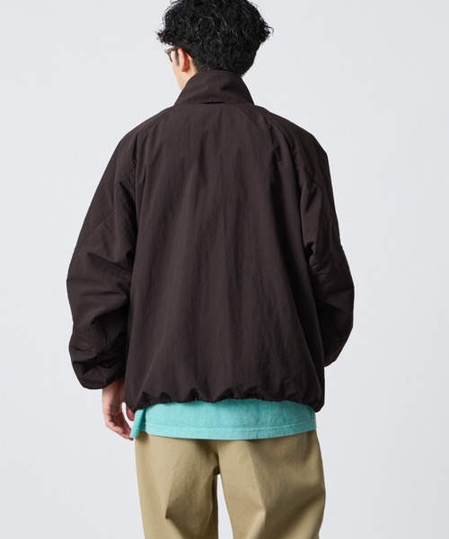 FRED PERRY（フレッドペリー）の「【WEB先行予約】[FRED PERRY/フレッドペリー] 別注 ナイロン シェルジャケット（ブルゾン・レディース・ダークブラウン/ブラック・S/M/L/XL）」の5枚目の写真