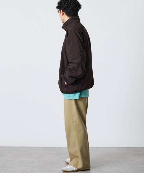 FRED PERRY（フレッドペリー）の「【WEB先行予約】[FRED PERRY/フレッドペリー] 別注 ナイロン シェルジャケット（ブルゾン・レディース・ダークブラウン/ブラック・S/M/L/XL）」の7枚目の写真