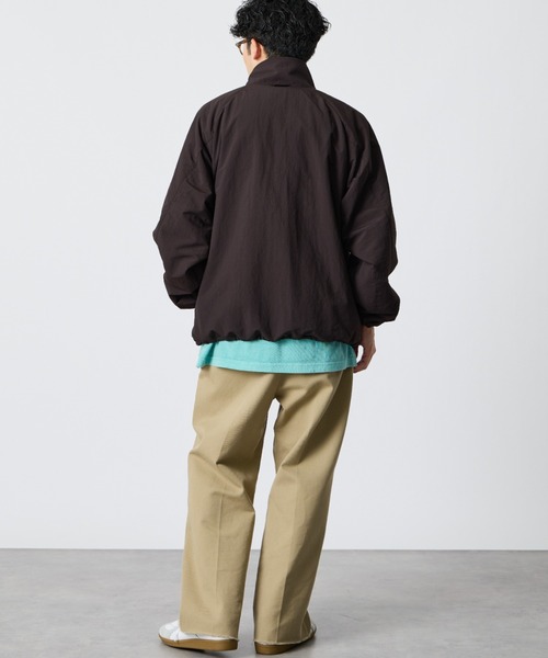 FRED PERRY（フレッドペリー）の「【WEB先行予約】[FRED PERRY/フレッドペリー] 別注 ナイロン シェルジャケット（ブルゾン・レディース・ダークブラウン/ブラック・S/M/L/XL）」の8枚目の写真