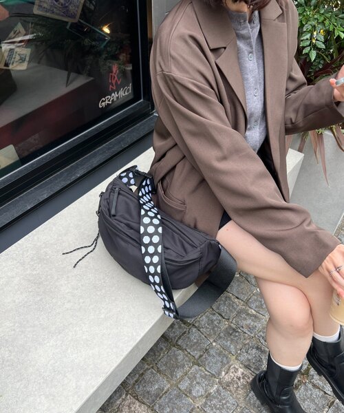 Remind me and forever(リマインドミーアンドフォーエバー)の「【WEB限定】アニマルティムボディBAG(ボディバッグ/ウエストポーチ・レディース・ドット/ゼブラ・FREE)」の11枚目の写真