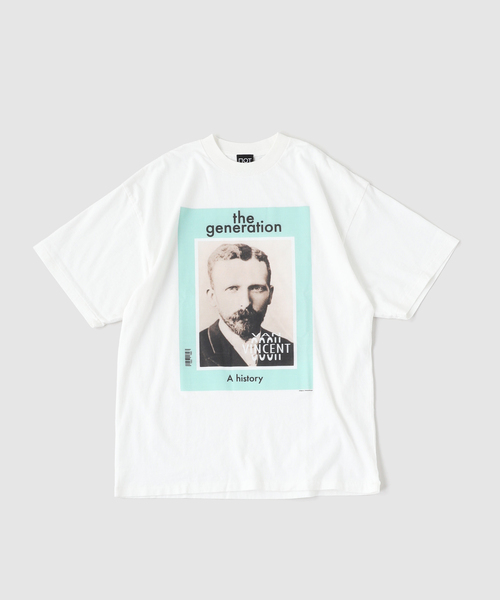 417 EDIFICE(フォーワンセブンエディフィス)の「NOT OEM VAN GOGH BOOK TEE(Tシャツ/カットソー・メンズ・ブラック/ホワイト・LARGE/MEDIUM)」の1枚目の写真