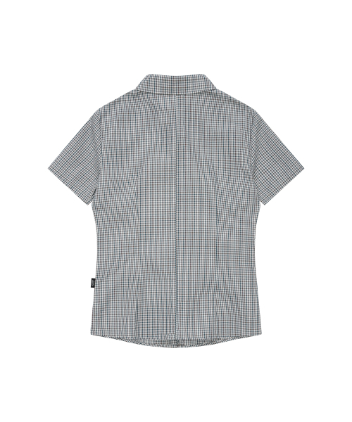 LMR(エルエムアール)の「フローラルチェックスリム半袖シャツGREEN(シャツ/ブラウス・レディース・グリーン・SMALL/MEDIUM)」の8枚目の写真
