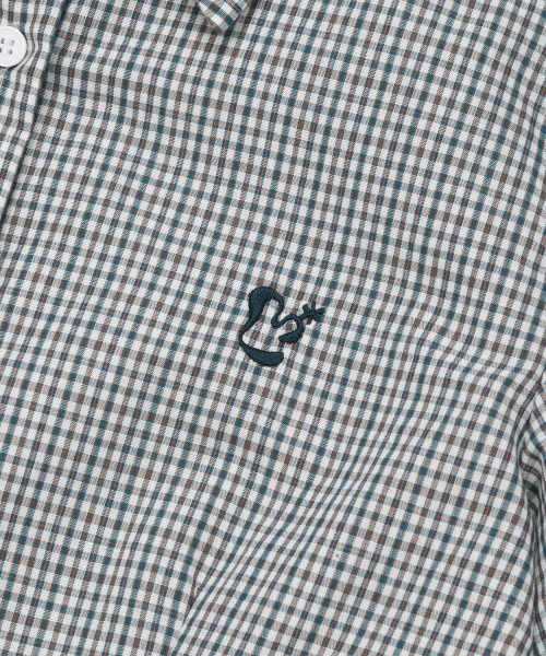 LMR(エルエムアール)の「フローラルチェックスリム半袖シャツGREEN(シャツ/ブラウス・レディース・グリーン・SMALL/MEDIUM)」の10枚目の写真