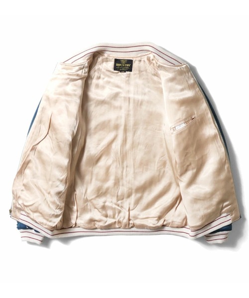 HOUSTON(ヒューストン)の「【26AW新色追加】HOUSTON ヒューストン VELVETEEN TIGER SOUVENIR JACKET 別珍 虎刺繍 スーベニアジャケット / スカジャン(スカジャン・メンズ・ブラック/ブルー・M/L/XL/XXL)」の8枚目の写真