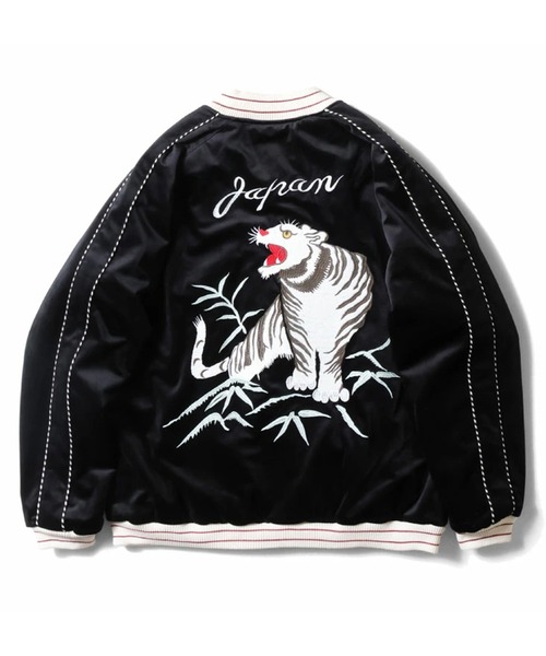 HOUSTON(ヒューストン)の「【26AW新色追加】HOUSTON ヒューストン VELVETEEN TIGER SOUVENIR JACKET 別珍 虎刺繍 スーベニアジャケット / スカジャン(スカジャン・メンズ・ブラック/ブルー・M/L/XL/XXL)」の5枚目の写真