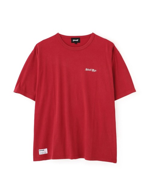 Schott（ショット）の「Schott- QUALITY OVER QUANTITY SSTEE（Tシャツ/カットソー・メンズ・レッド/ブラック・XL/M/L）」の6枚目の写真