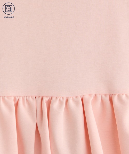 forksy.(フォルクシー)の「【forksy.】バルーンヘム レースカフス ボートネックトップス(Tシャツ/カットソー・レディース・グレー/オフホワイト/ピンク/ブラック・FREE)」の9枚目の写真